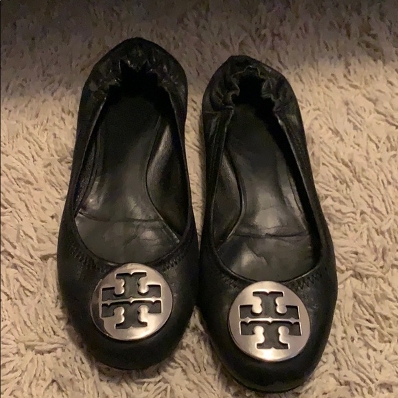 Tory Burch Shoes - Tory Burch flats (8 silver and black )